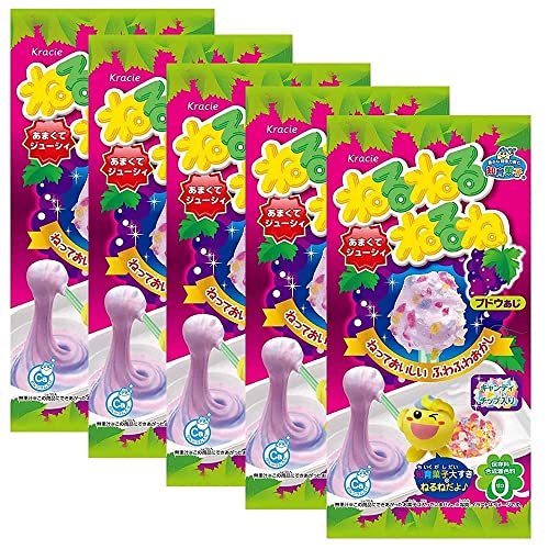 Nerunerunerune Grape Taste 5pcs Popin' Cookin' Japanese DIY Children Snack Food Ninjapo