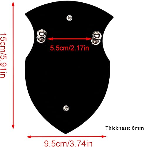 Soporte de pared para espada, Katana, placa acrílica de caballeros para escudo, colgador de pared para exhibición de espada samurái, montaje en