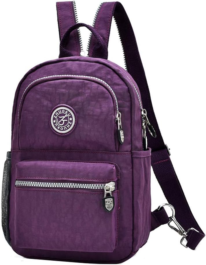 Fashion Backpack Waterproof Nylon Rucksack School College Bookbag Shoulder Purse