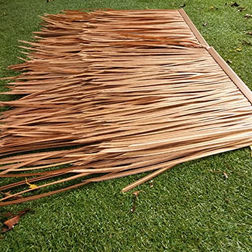 GZHERVICES Künstliches Reet, Fake Gras Fliese Reed Palm Thatch Roofing Feuerfest Fake Stroh Thatch Roll Für Hotelpavillons, Außen-Dekoration – Bild 4