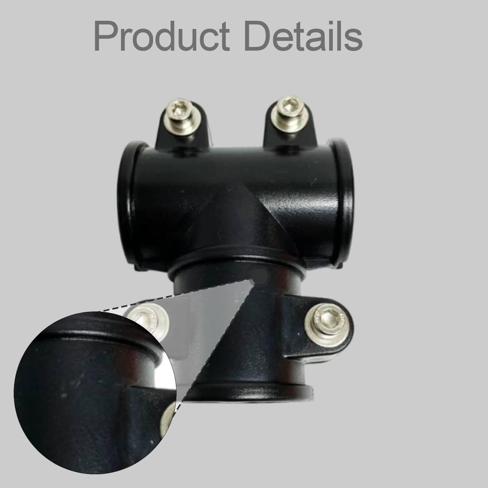 Oshhni Drum Rack Clamp Verbindungsklammer Elektronische Schlagzeughalterung T-klammer für 38mm Stangen Robuste Konstruktion aus Pp Und Metall für Musiker