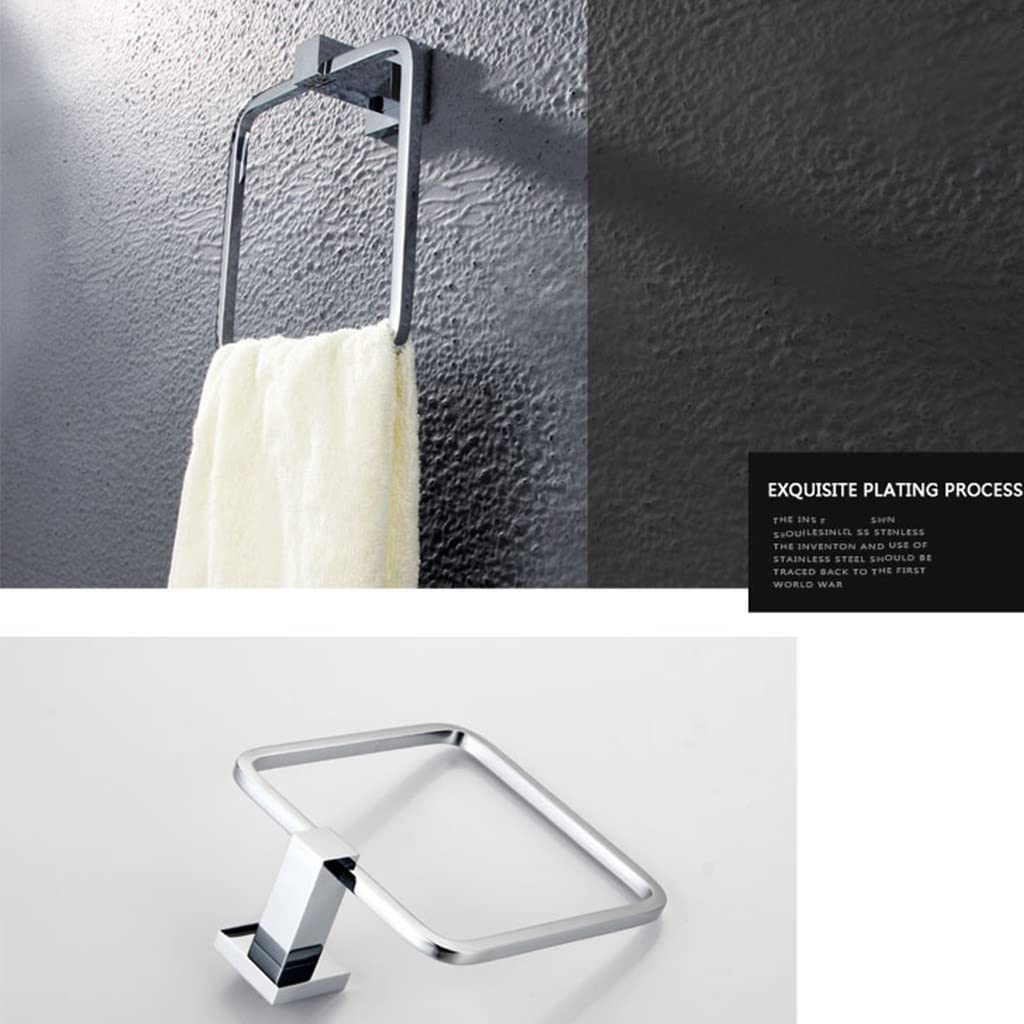 Toallero de baño, aro para Toalla de Mano, aro para Toalla de Cobre Macizo, toallero, Colgante de Hardware, Percha de Toalla de Estilo Moderno