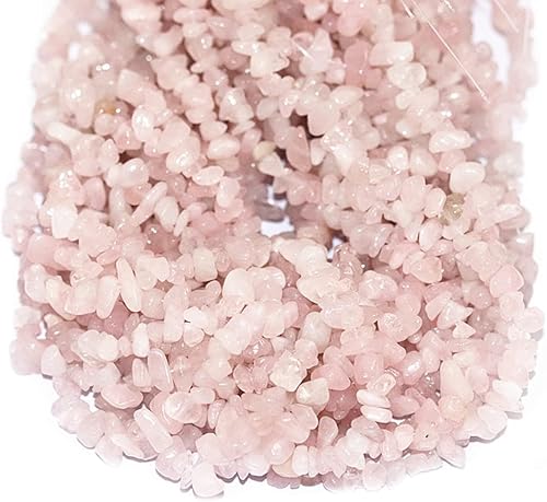 Miniatura 3 de Cuentas sueltas de cuarzo rosa natural de 0.315 a 0.315 pulgadas (7 a 0.315 in), cuentas sueltas semipreciosas para hacer joyas, suministros de