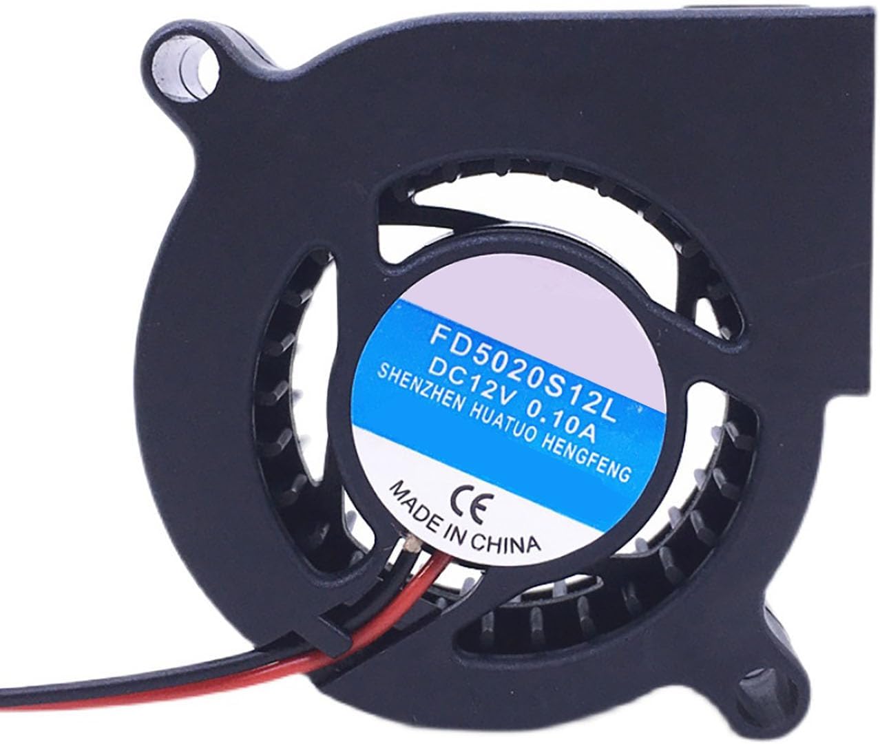 50mm 5020 Blower Fan 12V Humidifier Fans FD5020S12L Blower Turbine Turbo Cooler Dual Ball Bearing 50mmx20mm 2Pin 2Wire High Airflow Centrifugal Cooling Fans for Frequency Converter