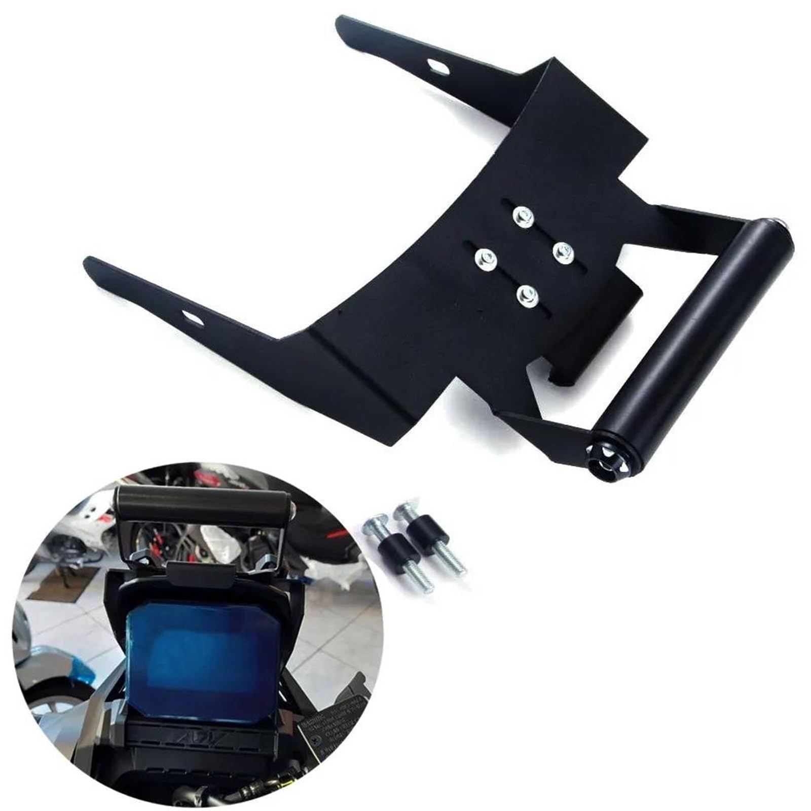Parabrisas GPS Soporte para ADV350 para ADV 350 Soporte De Navegación Soporte para Teléfono para Navegador De Motocicleta Soporte para Navegación GPS Moto Soporte Manillar(Bracket)