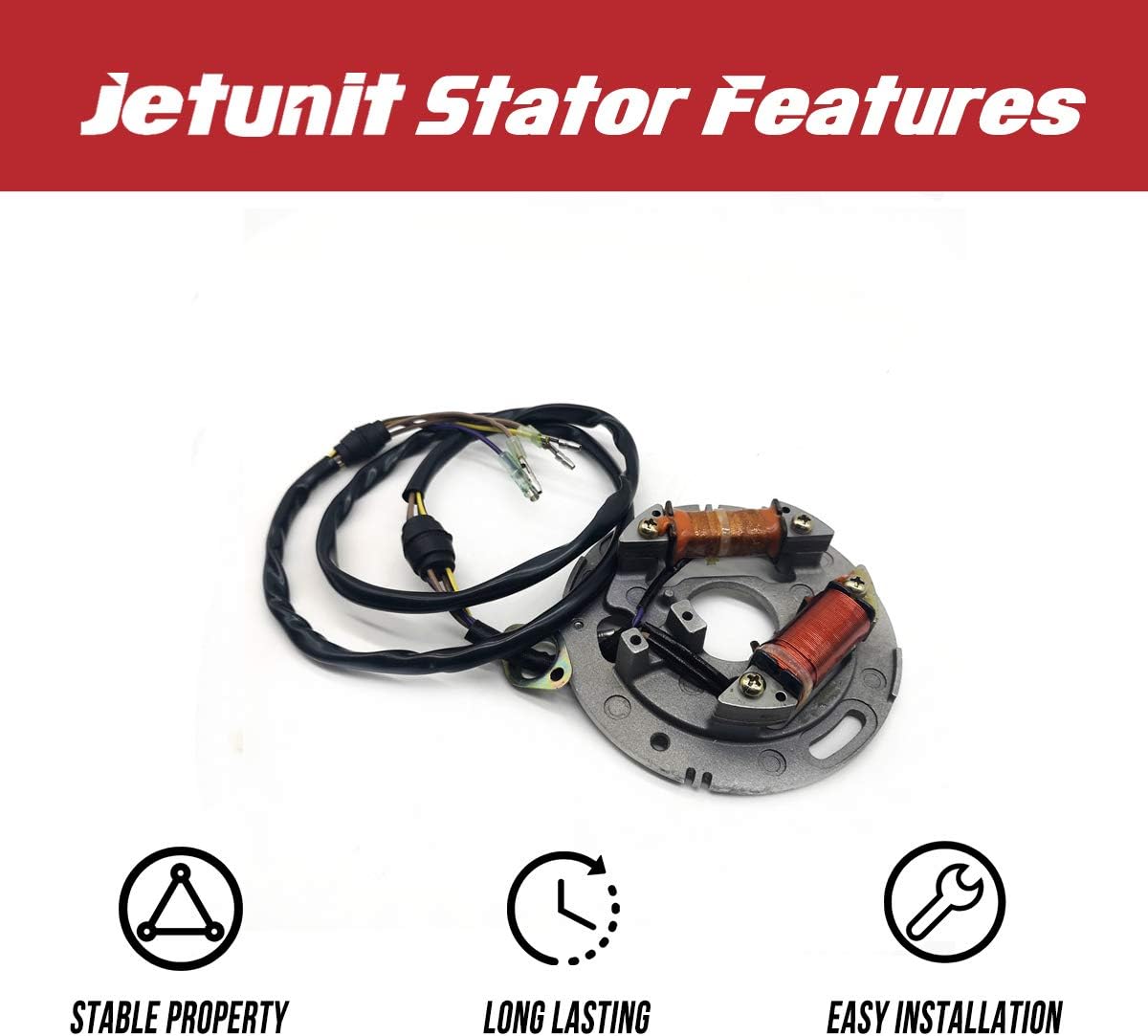 Stator for Kawasaki Jet-Ski X2 Jetski 21003-3716 JF650 1992 1993 1994 1995