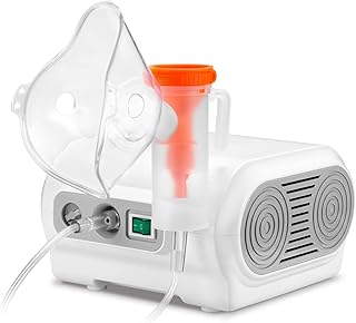 Portable Compressor Nebulizer - Personal Nebulizer Machine for Adults Kids with 1 Set Accessory, Portable Steam Inhaler with Cool Mist System for Breathing Problems