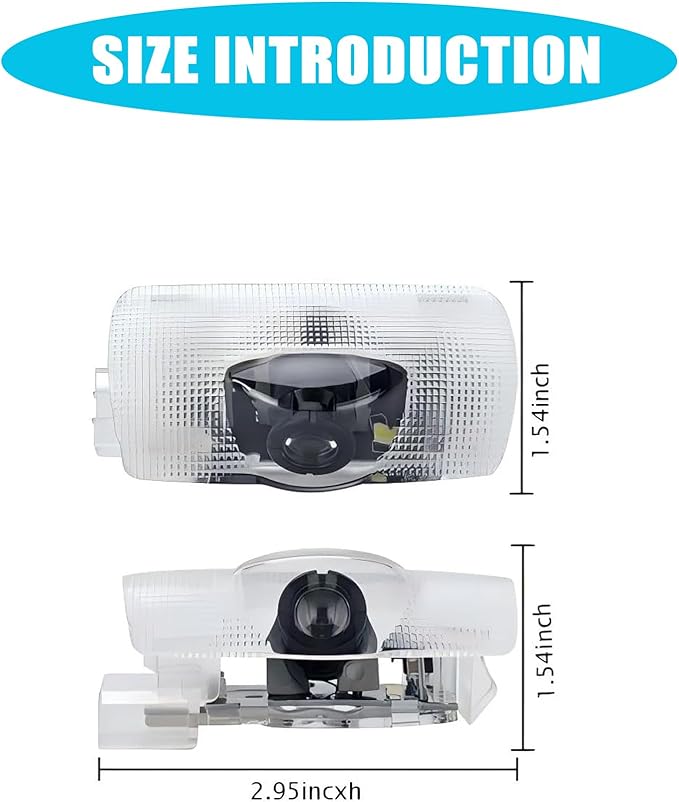 Luces LED Proyector Logo Puerta Coche Compatible Lexus/Toyota 4PCS miniatura 4