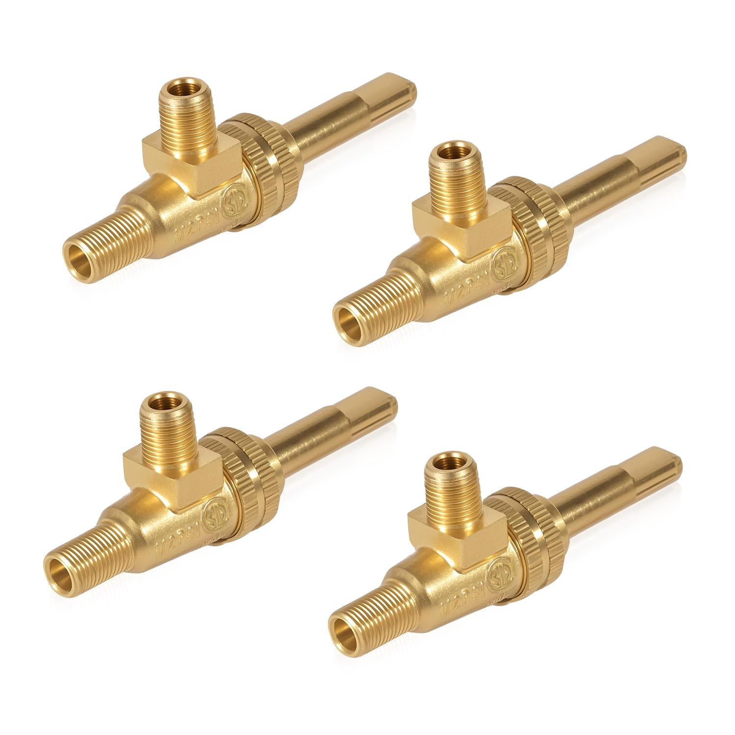 LEYURISE 4 Pack Gas Burner Valve 1/8