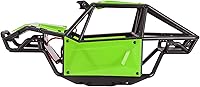 Vista 7 de INJORA Nylon Rock Buggy Roll Cage Body Shell Kit de chasis para SCX10 II 90046 UTB10 110 RC Crawler Piezas de actualización (verde)