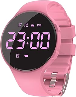 findtime Digital Kinderuhr mit Schrittzähler Kinder Fitnessuhr ohne App und Handy 3ATM Wasserdicht Digitale Armbanduhr Kinder Mädchen Digitaluhr Kinder Fitness Tracker Jungs Stoppuhr Wecker
