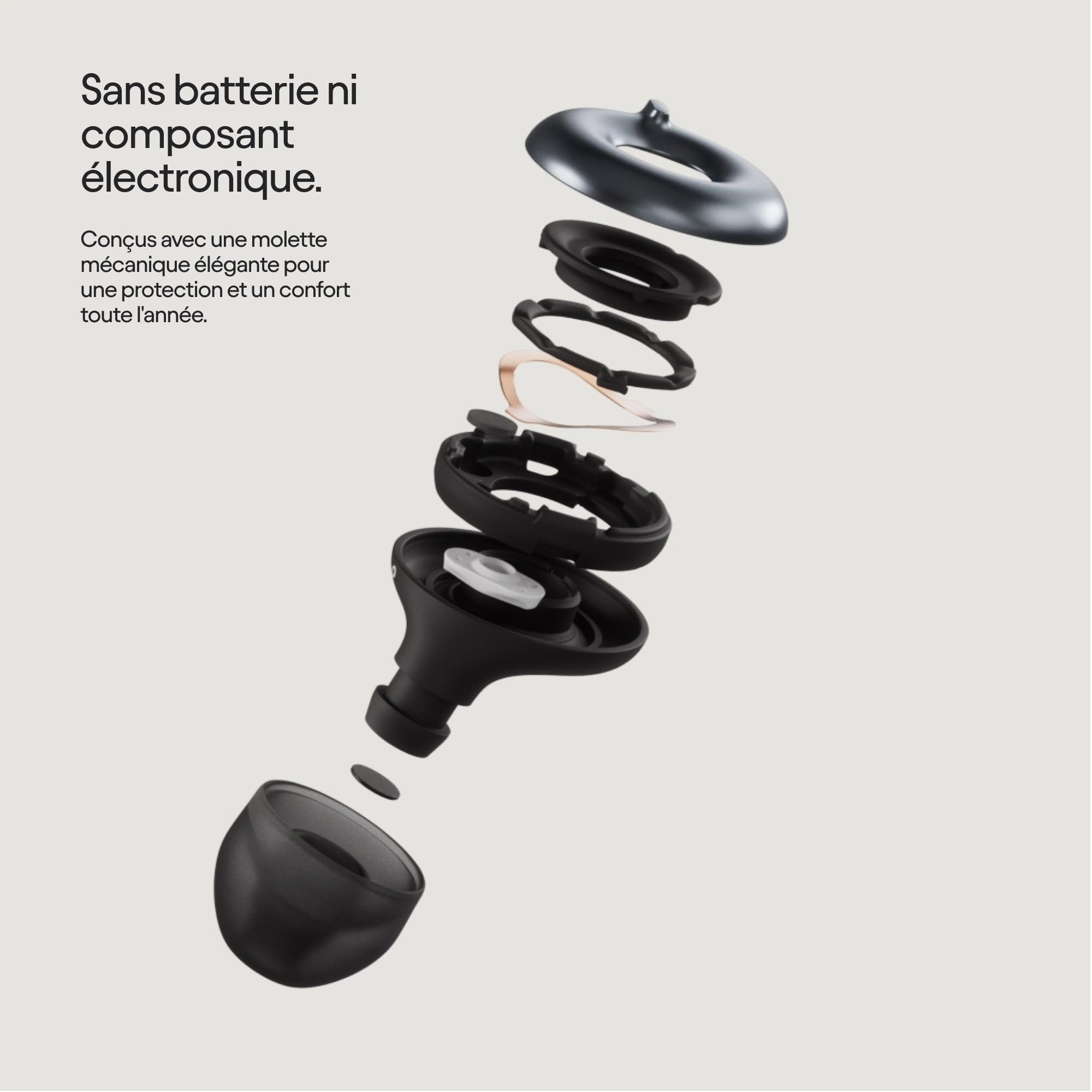 Loop Switch 2 Bouchons d’oreille ajustables — 3 modes de protection en 1 | Parfaits pour la concentration, les voyages, les sorties, les festivals, etc. | Réduction du bruit de 20 à 26 dB (SNR)