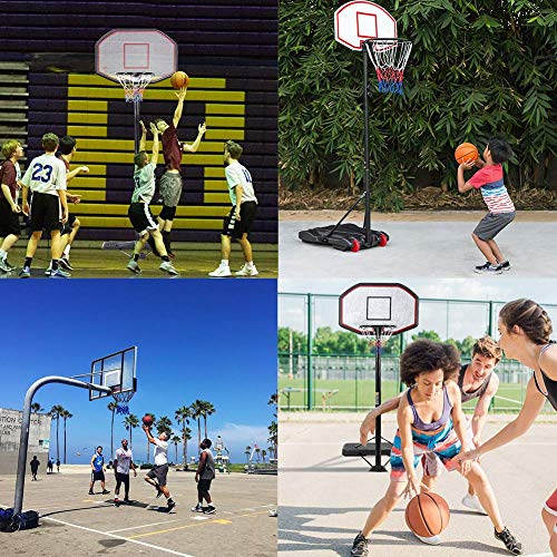 GTIWUNG 2 Pièces Filet de Basketball Multicolore, Filet pour Panier de Basketball, Basket Filet de Rechange, 12 Boucles Basketball Net Convient pour Panier de Basket Intérieur ou Extérieur