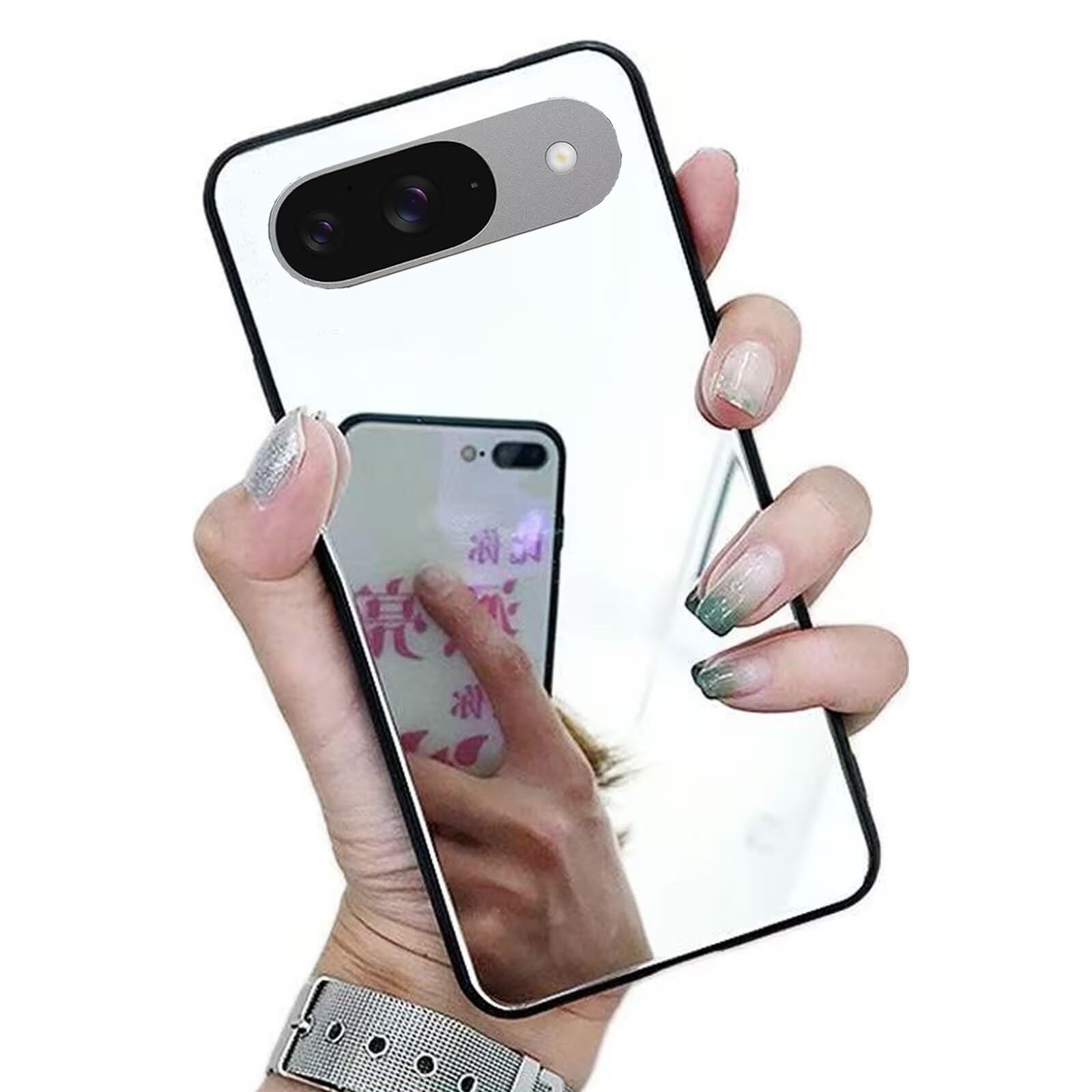 Amazon.com: Rnrieyta Black Frame Mirror Case for Google Pixel 10 Pro,Makeup Mirror Effect Bright Reflection Hard Back Bumper Rubber Phone Cover for Girls Women : Beauty & Personal Care Amazon.com: Rnrieyta Black Frame Mirror Case for Google Pixel 10 Pro,Makeup Mirror Effect Bright Reflection Hard Back Bumper Rubber Phone Cover for Girls Women : Beauty & Personal Care