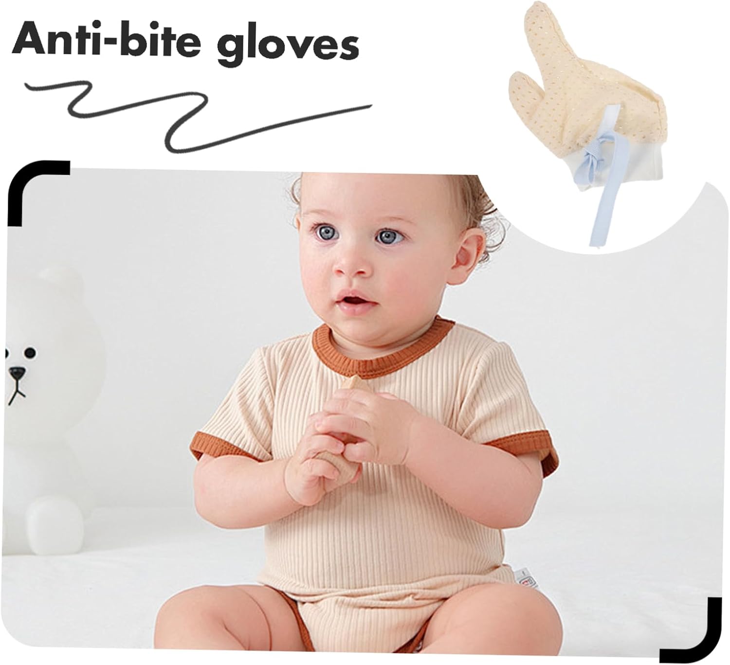 1 Pair Comfortable Newborn Hand Mittens Thumb Gloves for Boy Girl Months Breathable Material Durable Easy to Clean for Boys