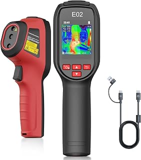 HIKMICRO E02 Thermal Camera, 96x96 Resolution with Visual Camera,Super IR Image Enhancement, Portable Handheld Thermal Ima... Price In India