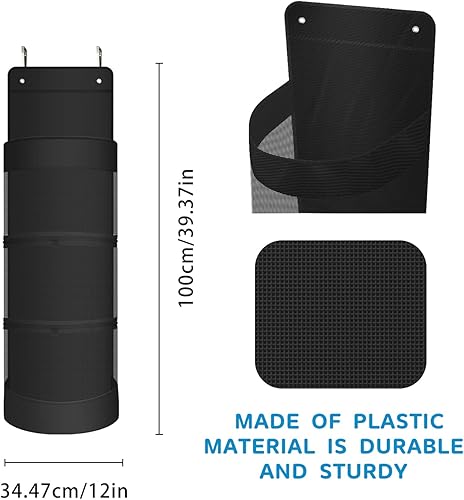 Miniatura 3 de Hanging Organizer, Over The Door Hanging Sports Equipment and Ball Storage, Garage Sports Equipment Organizer for Hold Soccer, Basketball, Football,