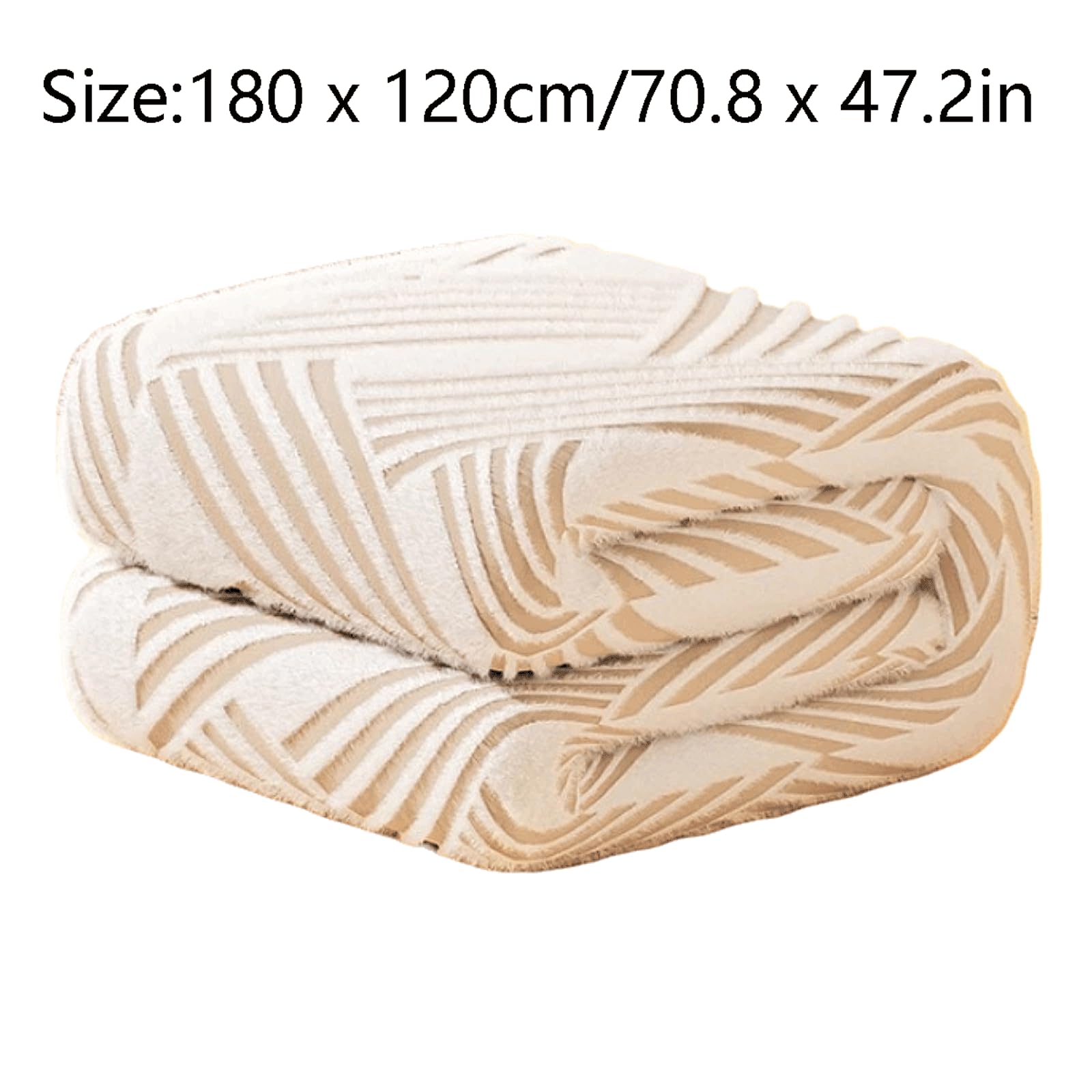 PEKJI Cotton Heated Throw with 9 Heat Settings Modern Cozy Electric Blankets Warm Heating Blanket Throw Up to 12 Hours Timer