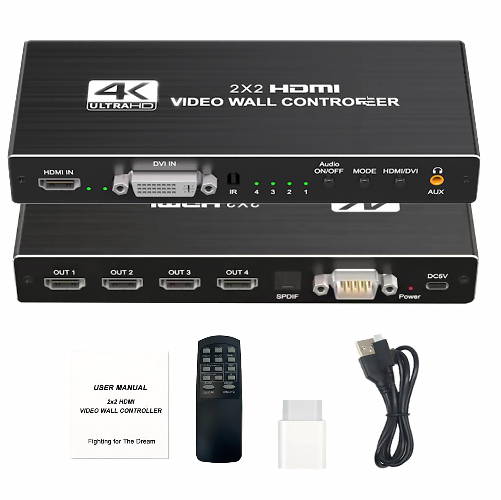 TAPDRA 1X 4 HDMI Splitter