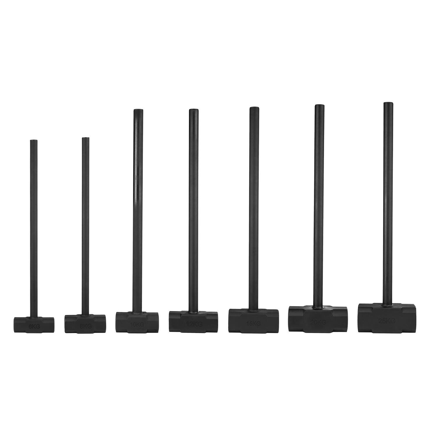 CAPITAL SPORTS Big Knock - Martillo de entrenamient, Ejercicio Fuerza y Gimnasia coordinación, Ideal Curls de Biceps o lanzamientos, Acero colado, Mango Seguro