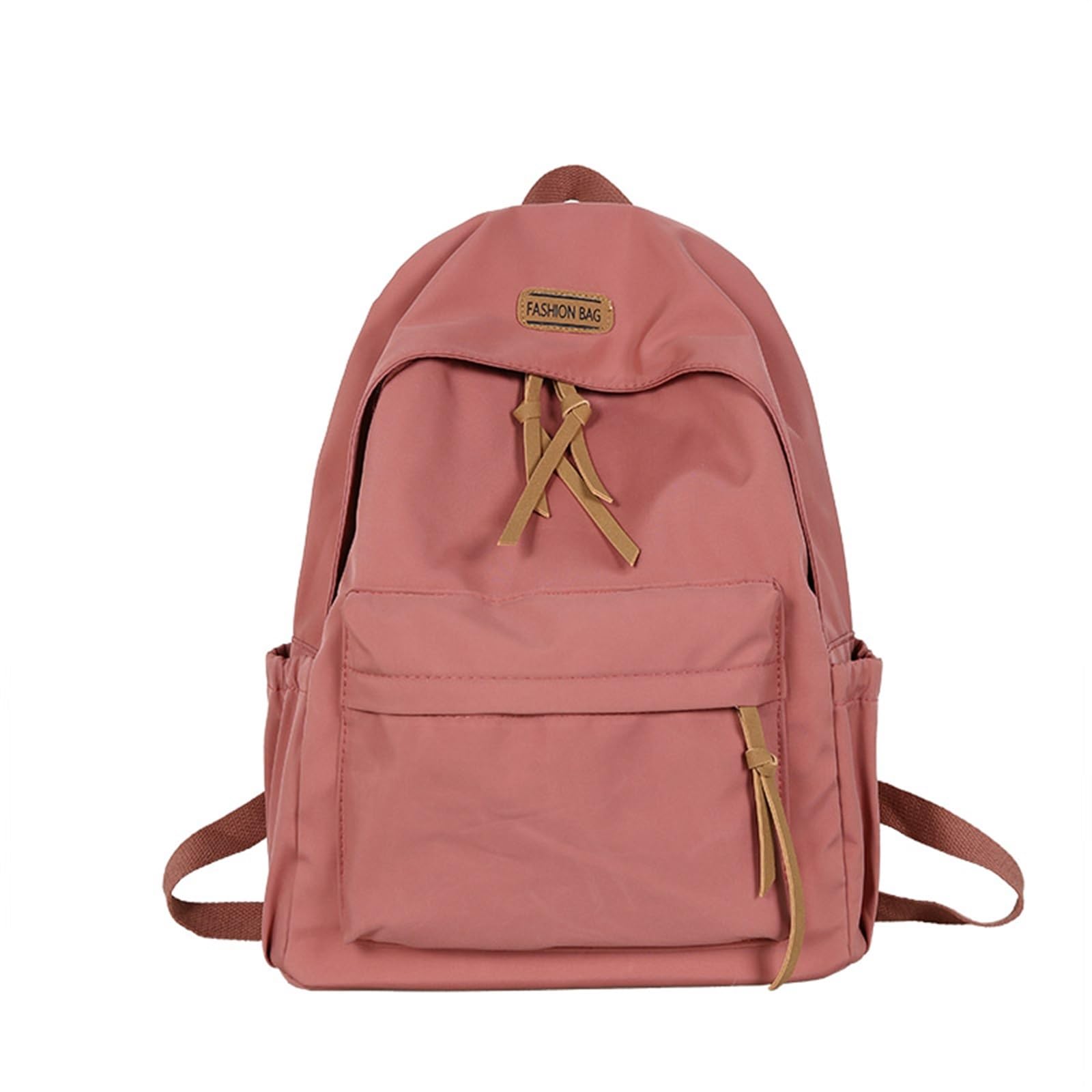 Mochila Escolar Bolsas de viaje for hombres y mujeres, mochilas multifuncionales gran capacidad for campus, for portátiles universitarios Saliendo(Orange)
