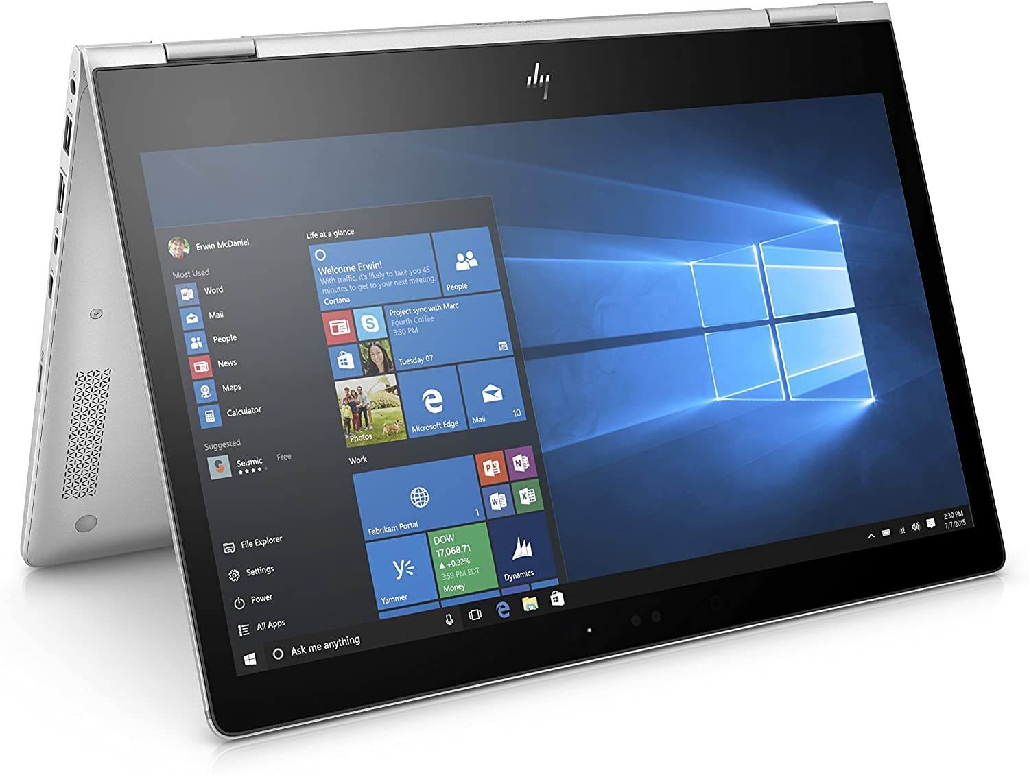 HP Elitebook X360 1030 G2 | Core i5-7200 | 8 GB RAM | SSD 256 GB | 13,3″ FHD Touch Convertible (reacondicionado)