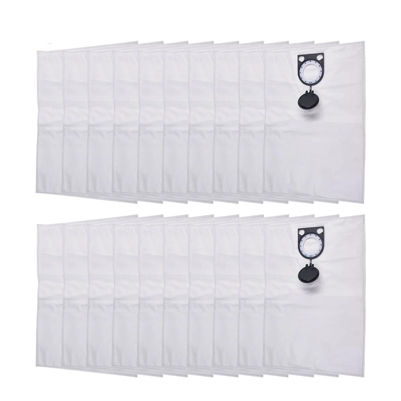 Bolsas for aspiradora compatibles con Bosch GAS 15 HP/GAS 15 PS/GAS 20 L SFC, 20 piezas, fácil instalación for limpieza del hogar