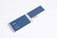 Vista 5 de Tarjetas de visita personalizadas 3.5x2 pulgadas 250 tarjetas de papel mate Diseño personalizable con textura suave Nouveau tarjeta stock