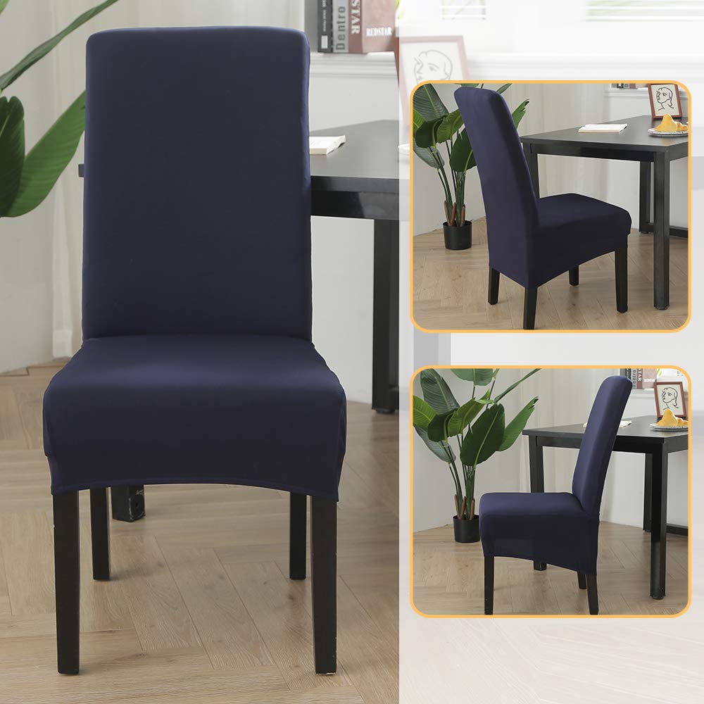Fundas Elásticas Para Sillas De Comedor, XL/extragrandes, Extraíbles Y