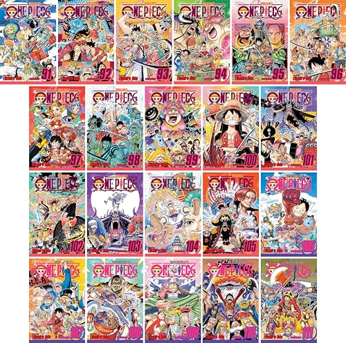 Image of One Piece Series (Volumes 91-111) Manga Set, by Eiichiro Oda (21 Books)