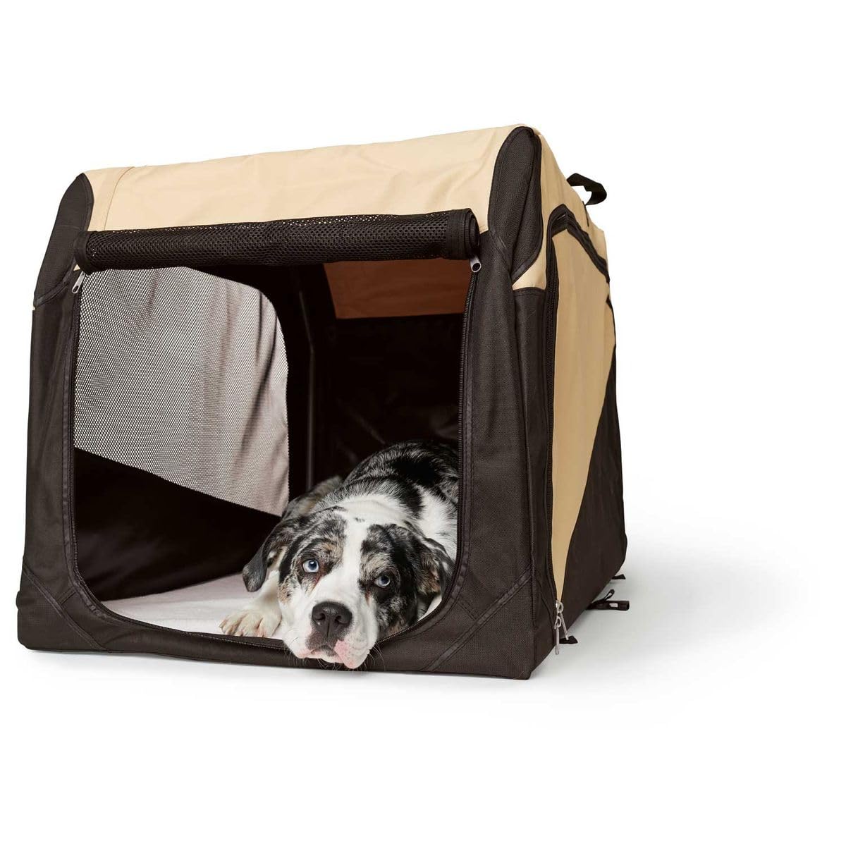 HUNTER Box transportino per Cani Gr. Lbeige/Nero