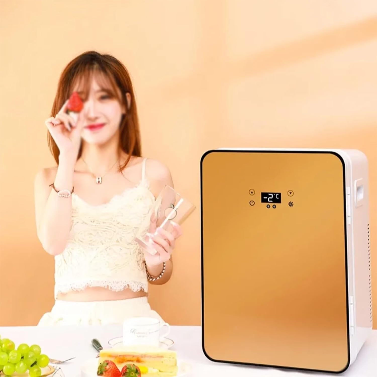 Compact Refrigerator, Capacity Beverage Refrigerator, Modern Mini Fridge for Home Bar, Garage, Outdoor, Bedroom, Dorm, Living, Office