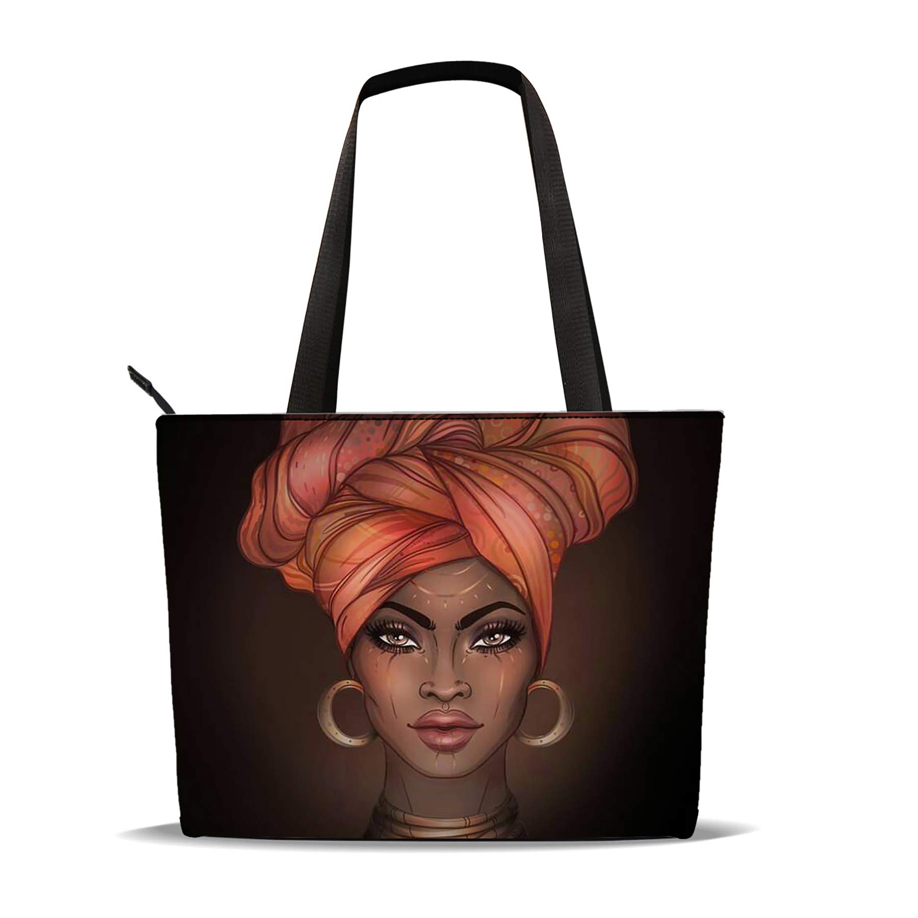 Tote Bag Shoulder Bag for Women Black Girl Melanin Shoulder Handbag Oxford Large Capacity Work Fit