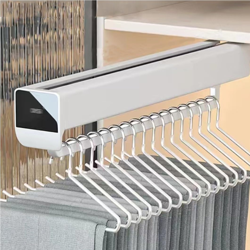Cintre Extensible de Placard pour Ranger ses Vestes sans Effort dans une Armoire Profonde