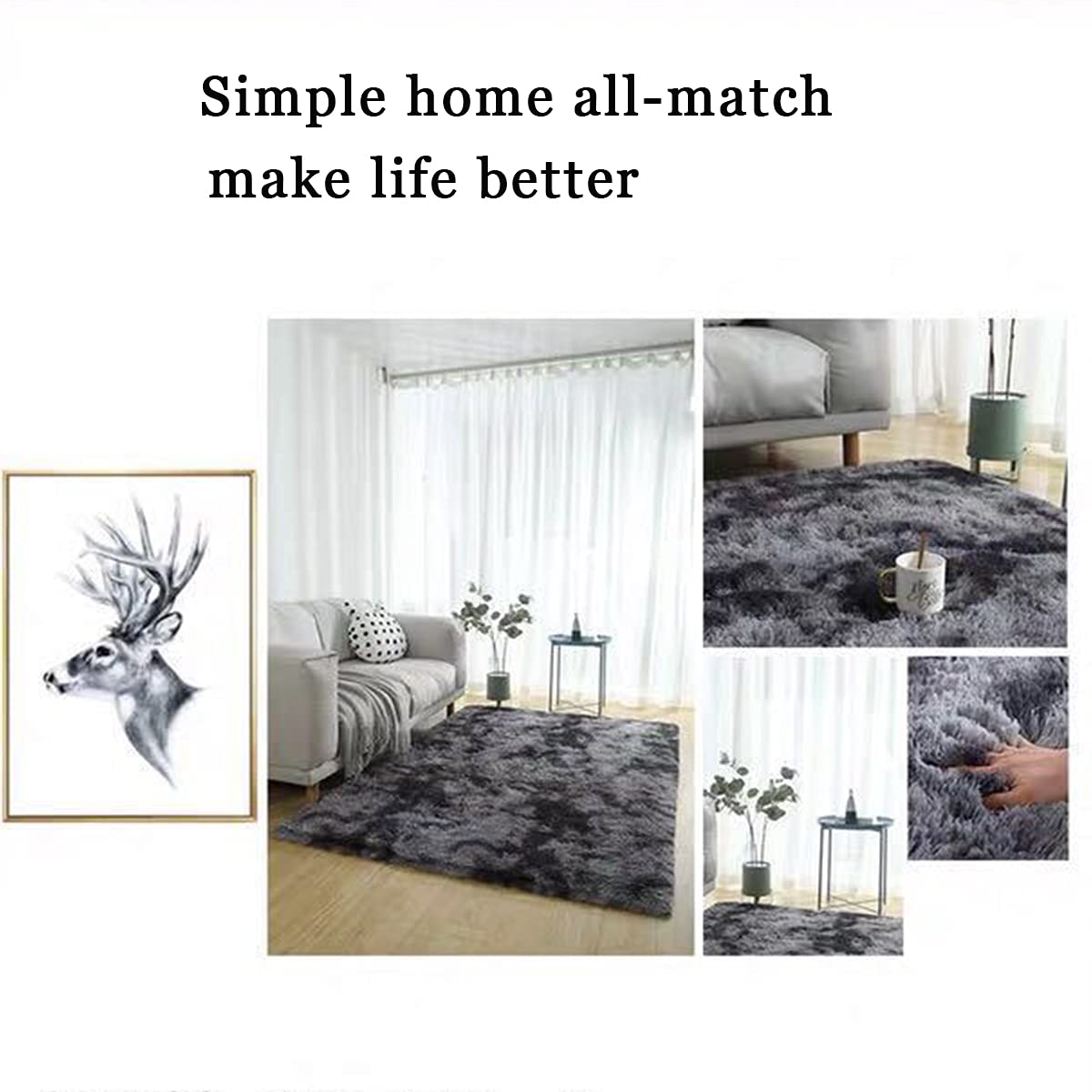 Amazon.com: jia cool Original Ultra Soft Area Rug, 63x78.7 inch