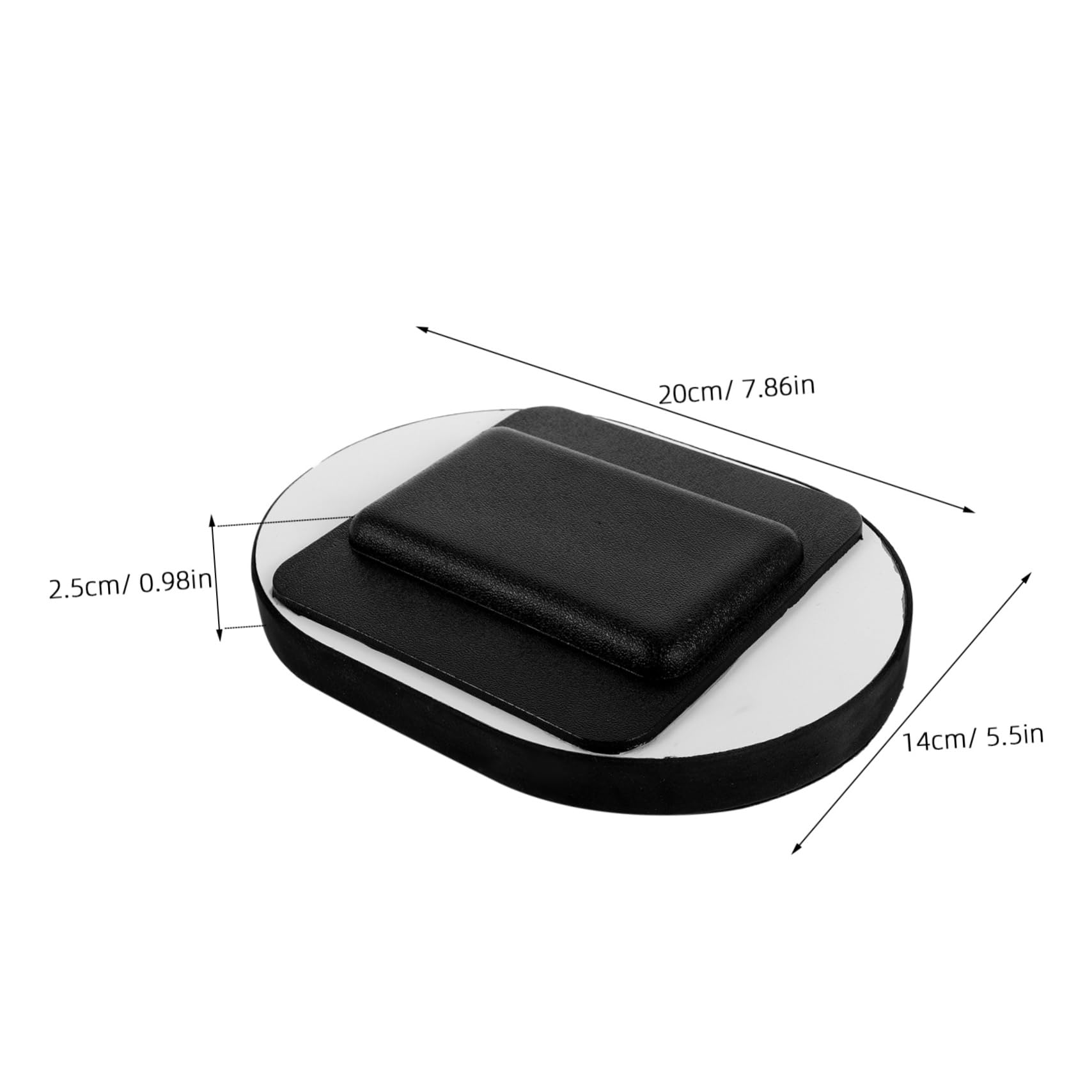 BESPORTBLE 18-22 Inch Drum Mute Pad Vibration Control Mat for Quiet Practice Low Volume Pad for Bass Drum