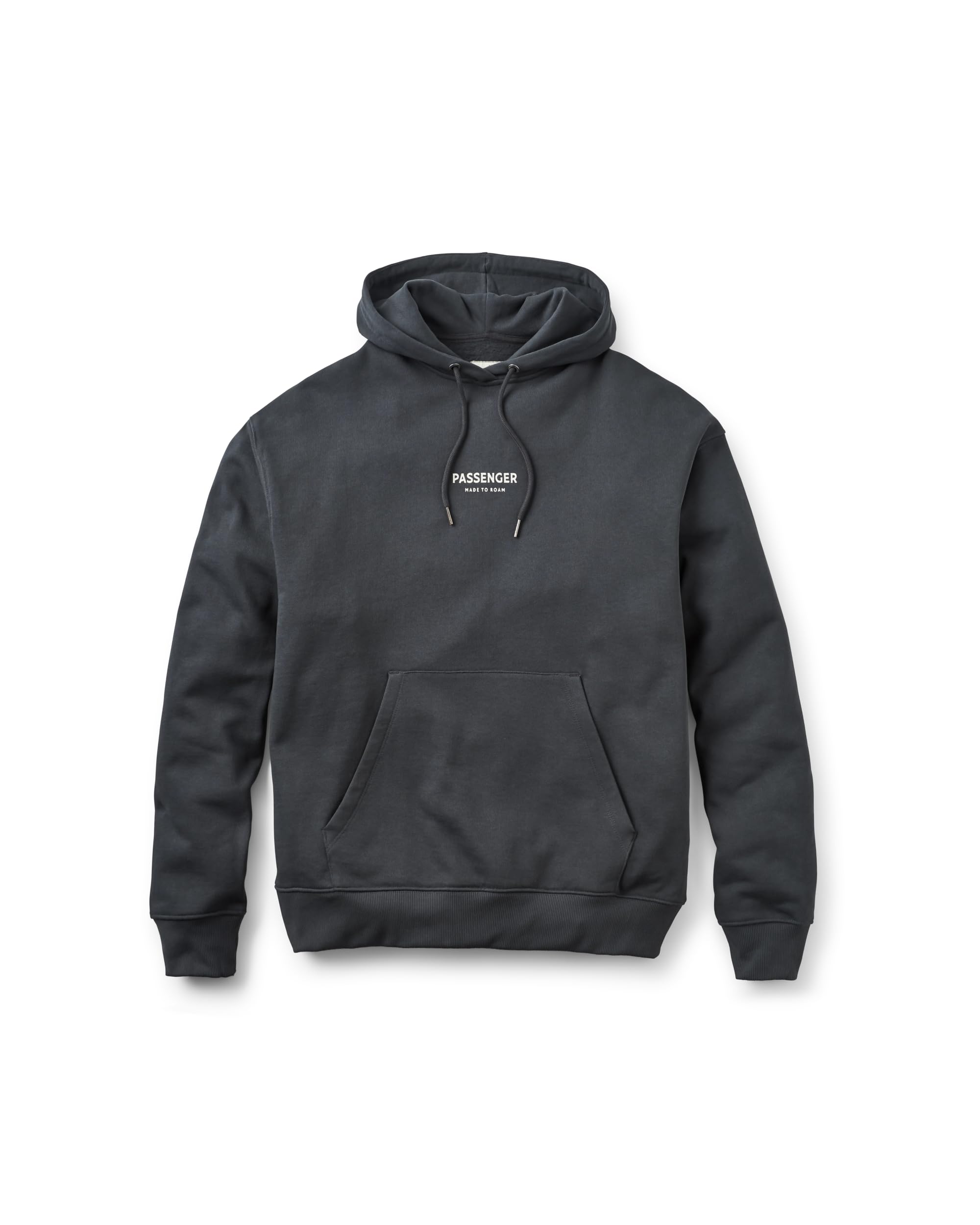 Passenger Men's Recycled Cotton Hoodie (UK, Alpha, XXL, Regular, Regular, Black)