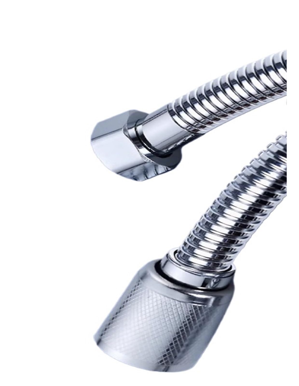 Manguera de ducha de acero inoxidable de 1.5m con cabezal flexible para banos