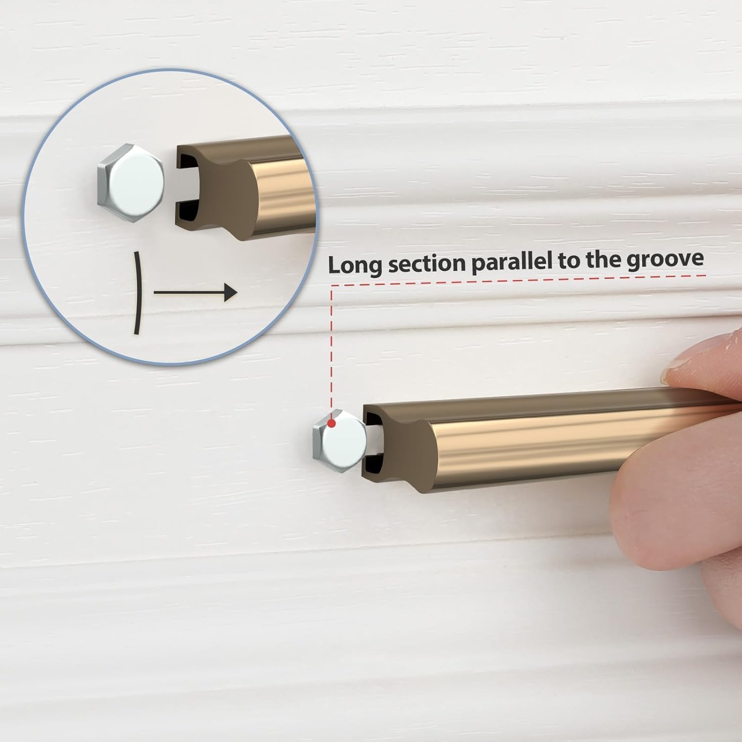 Peaha 20 Pack Adjustable Champagne Bronze Cabinet Pulls Overall Length 4" | Aluminum Alloy Adjustable Drawer Handles for Kitchen, Cupboard, Closet, Bathroom, Easy Install, Screws Included