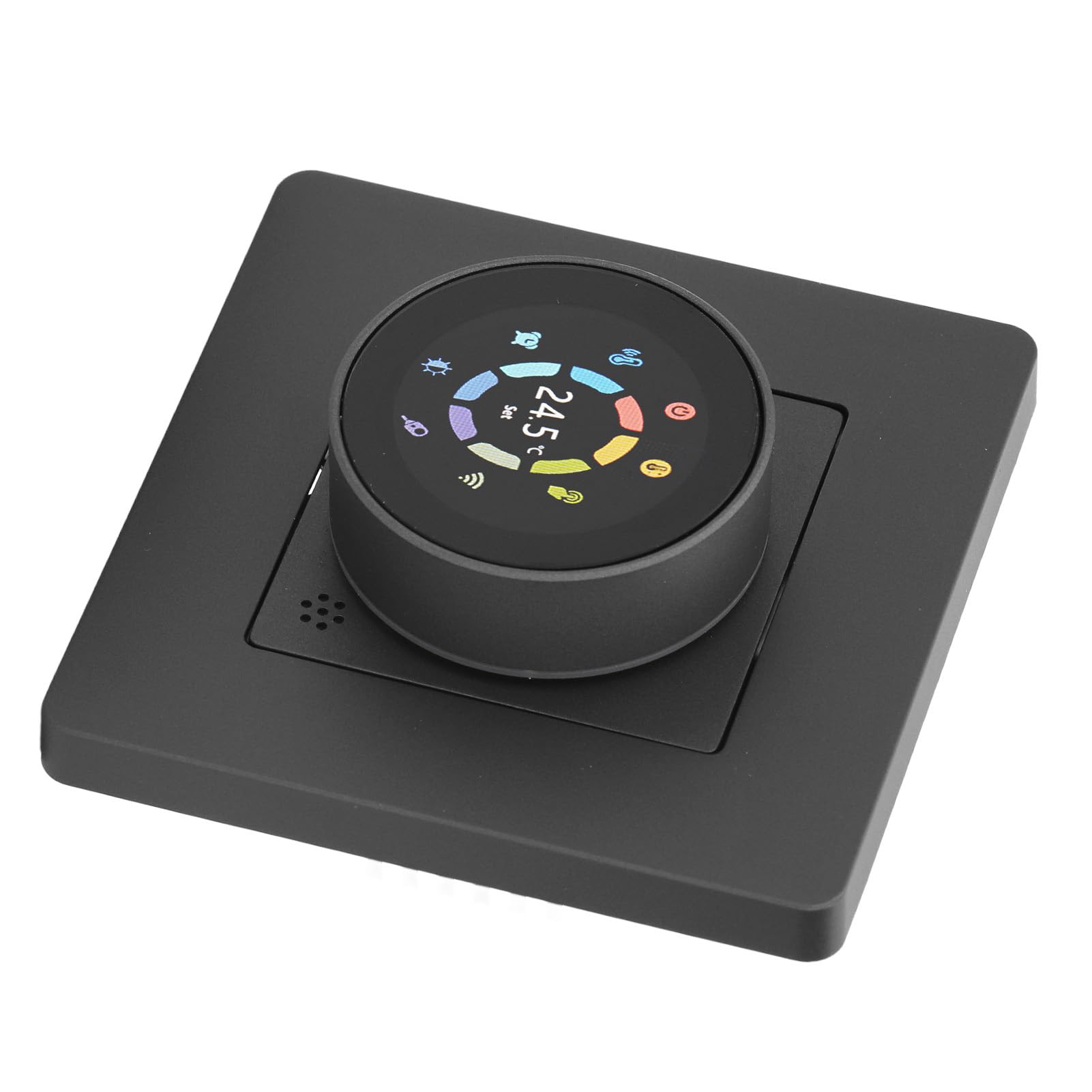 EMUKOEP Control de Calefacción de Retroiluminación Ajustable con Interruptor de Termostato Inteligente Versátil para Hoteles y Oficinas