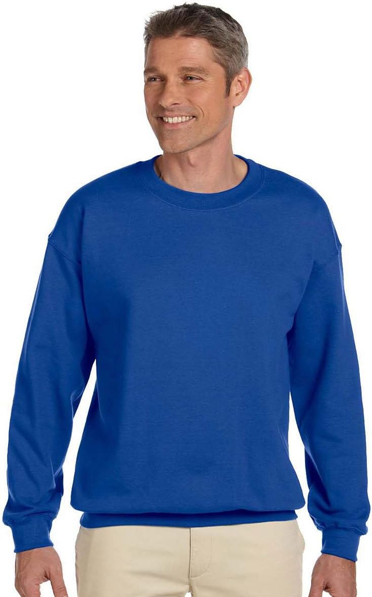 Jerzees Mens Super Sweats 50/50 Fleece Crew (4662) -ROYAL -XL