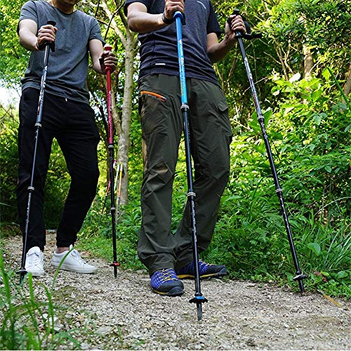 Poste de trekking de aleación de aluminio ultraligero resistente MU 4