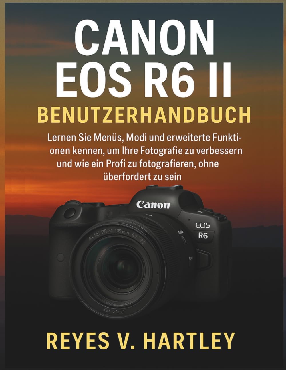 Guide Canon EOS R6 II livre d'apprentissage des menus et fonctions avancées