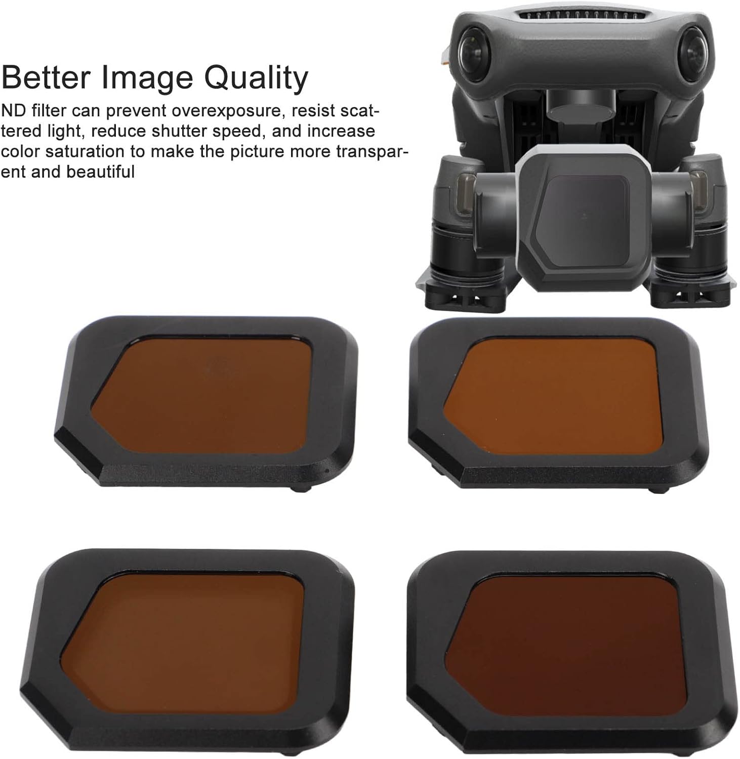 ND Filters for 3 Classic, ND8 ND16 ND32 ND64 Neutral Density Filters Sets, for Drone Lens Photo