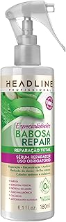 Sérum Reparador Uso Obrigatório Babosa Repair - Repara Danos, Reduz Frizz e Realça Brilho - HEADLINE Especialidades - 180ml