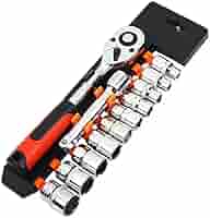 ソケットレンチセット ラチェットレンチ オフセットタイプ 差込角6.35mm Amazon.co.jp: WORKPRO ソケットレンチセット ラチェットレンチ