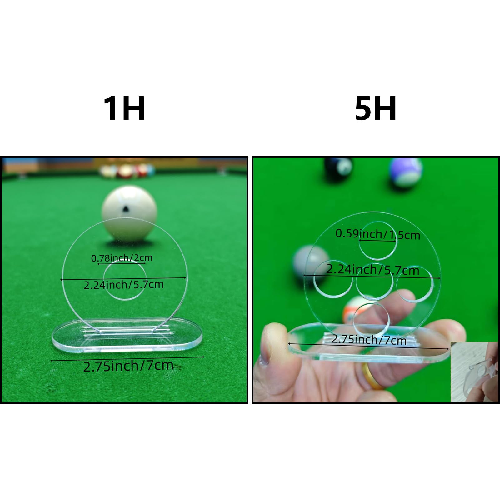 Pont D’entraînement De Billard Shifty – Aide Les Débutants à Stabiliser La Queue, Compatible 12-13 Mm