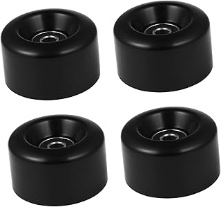 BESPORTBLE Cruzador Rolamentos De Skate De Roda De Sapato 4 Peças Rodas De Skate Rodas Duplas Rodas De De Linha Dupla Rodas De Mala Substituição Da Roda Acessório De Patinação Pu
