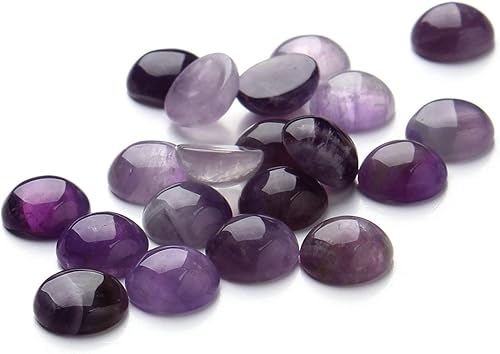 Miniatura 2 de Cabujones de piedra natural de 0.709in, sin agujero, cabujones redondos para hacer joyas de bricolaje, diámetro (20 unidades)