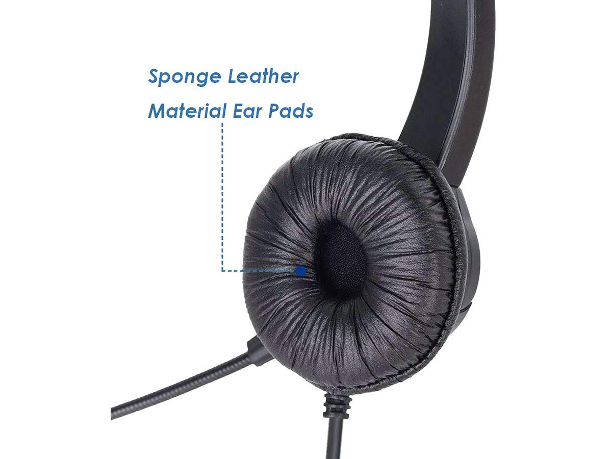 VH500S Cuffia Monoaurale Con Microfono USB - Per Ufficio, Call Center, Skype E Teams - Foto 3